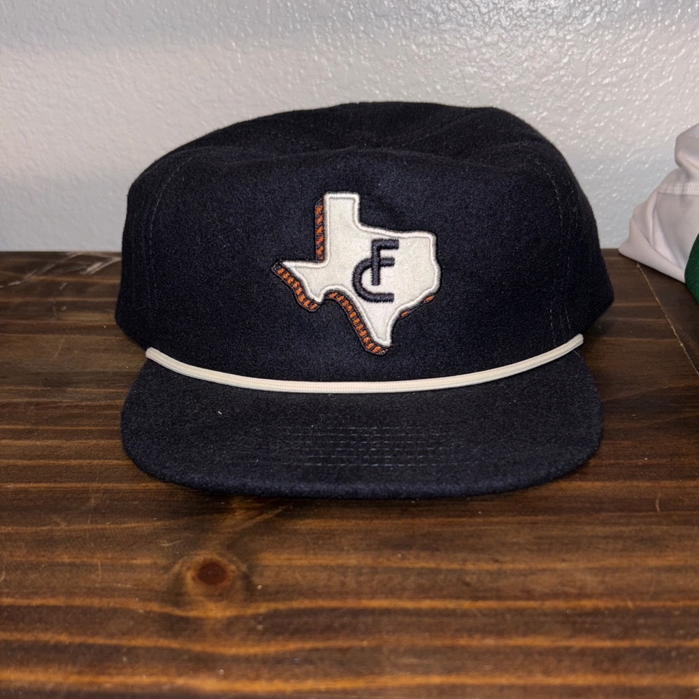 Black Cap with Texas Patch
